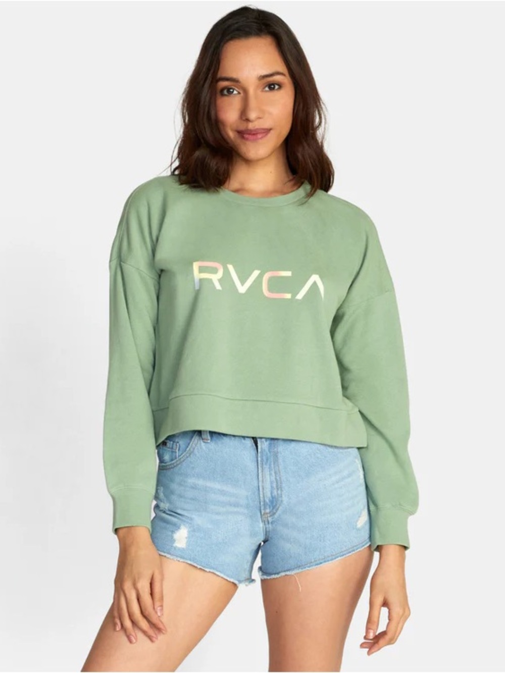 RVCA Big Radiant Fleece crewneck sweatshirt